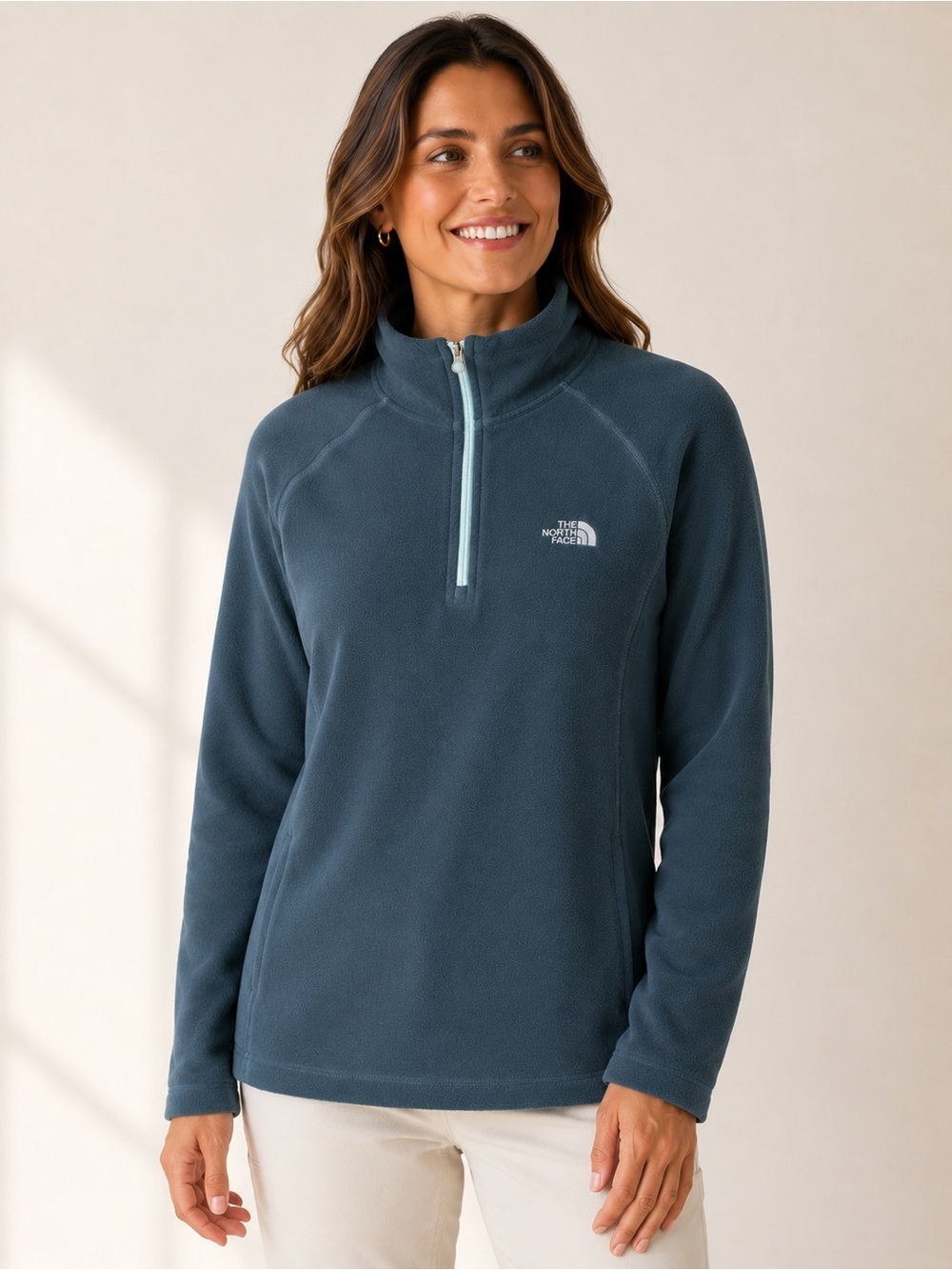 The North Face Polartec Classic 1/4 Zip Fleece Pullover | Women’s XL